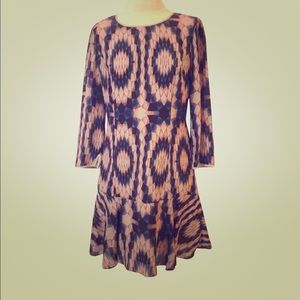 Reiss Geometric Printed Dress